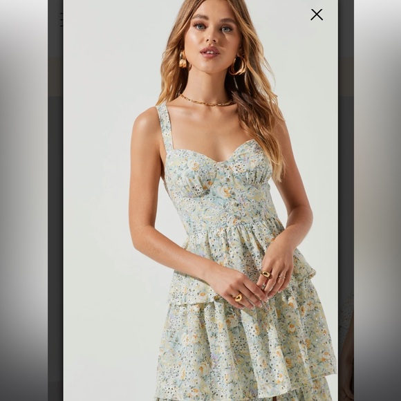 ASTR Midsummer Floral Tiered Maxi Dress - Picture 2 of 6